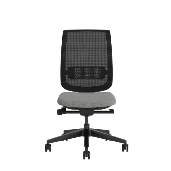 Chaise de bureau Reply Air - assise tissu - dossier résille