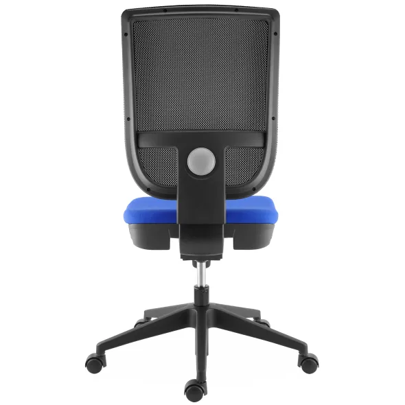 Chaise de bureau Tertio - assise tissu - dossier résille