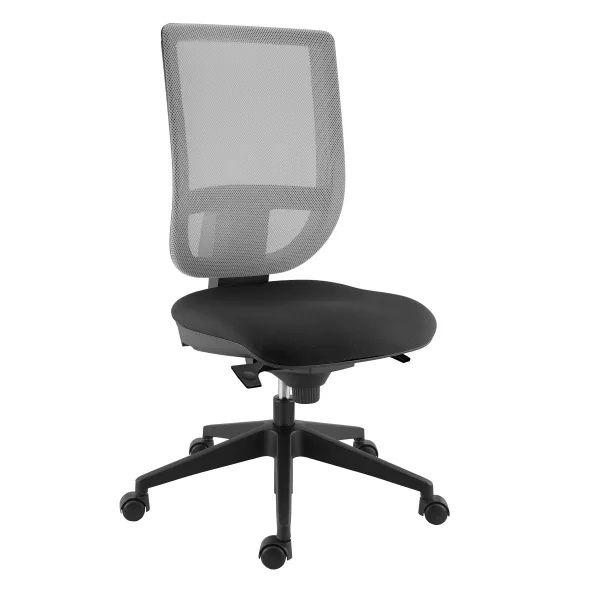 Chaise de bureau Tertio S - assise tissu - dossier résille