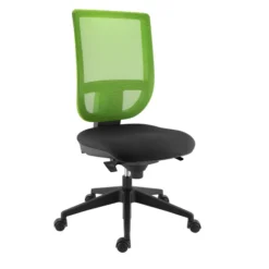 Chaise de bureau Tertio S - assise tissu - dossier résille