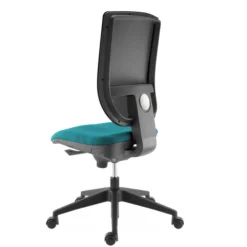 Chaise de bureau Tertio S - assise tissu - dossier résille