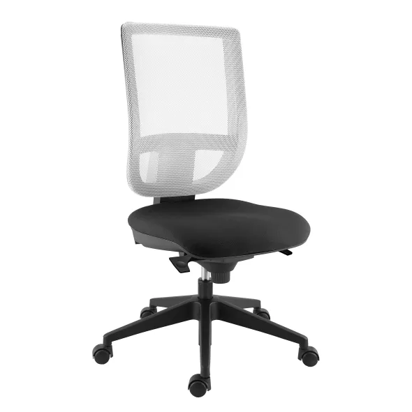 Chaise de bureau Tertio S - assise tissu - dossier résille