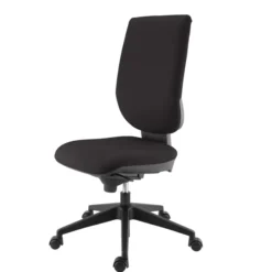 Chaise de bureau Tertio S - tissu gris anthracite 172 - roulette pour sol dur