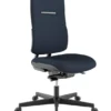 Chaise de bureau WI MAX - tissu bleu nuit STEP mélange SMN - structure noire