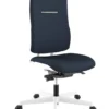 Chaise de bureau WI MAX - tissu bleu nuit STEP mélange SMN - structure blanche