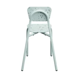 Chaise enfant 4 pieds Mahaut - PEHD 100 % recyclé - piétement époxy - empilable
