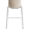 Chaise haute C40 - coque polypropylène - piétement chrome