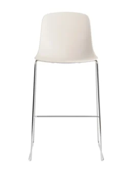 Chaise haute C40 - coque polypropylène - piétement chrome