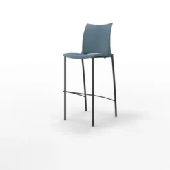 Chaise Haute 4 pieds Hola - piètement époxy - polypropylène