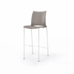 Chaise Haute 4 pieds Hola - piètement époxy - polypropylène