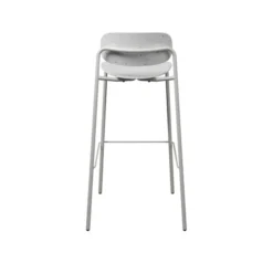 Chaise haute 4 pieds Uso - Plastique PEHD 100 % recyclé - piétement époxy
