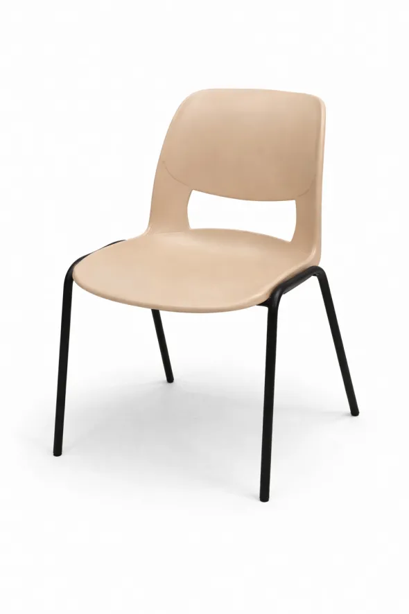 Chaise - mobilier réemployé Taille 6 - piétement Noir - Lot de 11