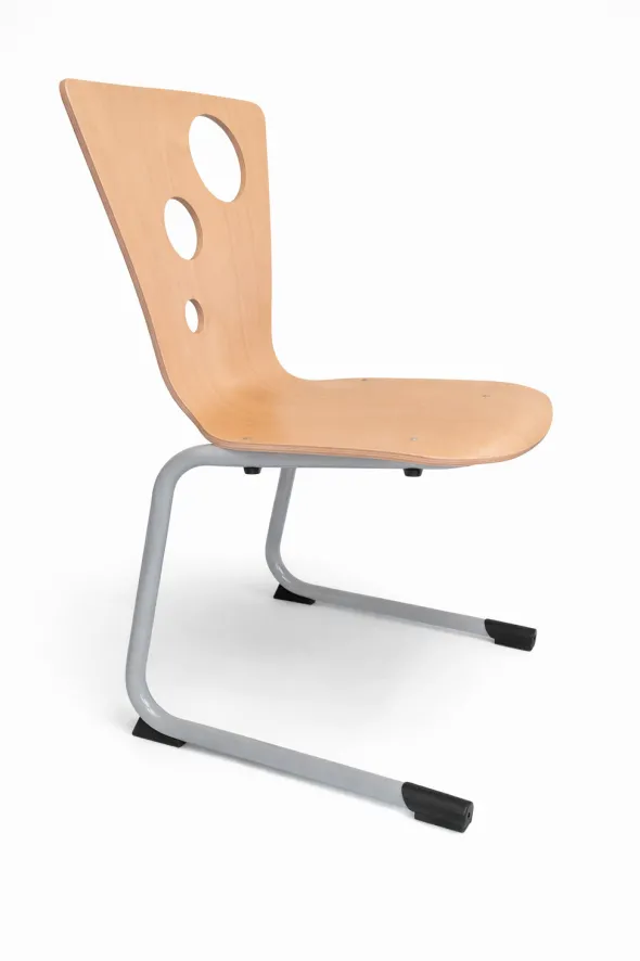 Chaise - mobilier réemployé Taille 4 - piétement Gris - Lot de 20