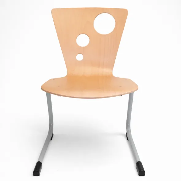 Chaise - mobilier réemployé Taille 4 - piétement Gris - Lot de 20