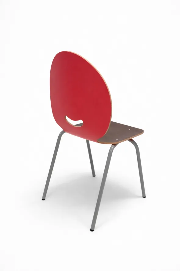 Chaise - mobilier réemployé Taille 6 - piétement Gris - Lot de 21