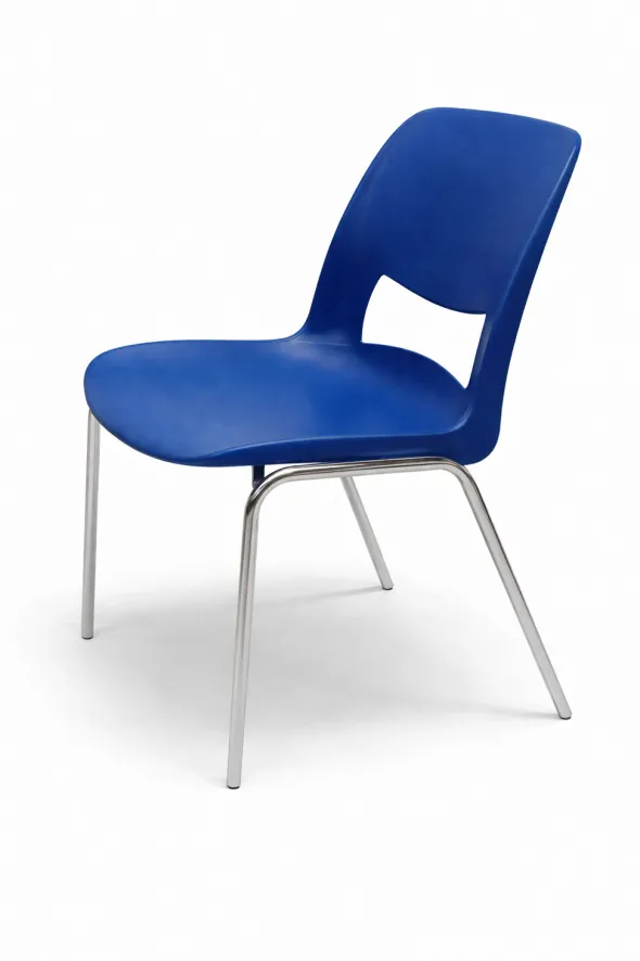 Chaise - mobilier réemployé Taille 6 - piétement Chromé - Lot de 25