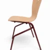 Chaise - mobilier réemployé Taille 6 - piétement Bordeaux - Lot de 48