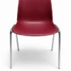 Chaise - mobilier réemployé Taille 6 - piétement Chromé - Lot de 17