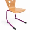Chaise - mobilier réemployé Taille 6 - piétement Fushia - Lot de 10
