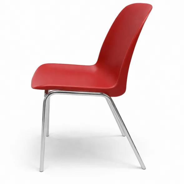 Chaise - mobilier réemployé Taille 6 - piétement Chromé - Lot de 7