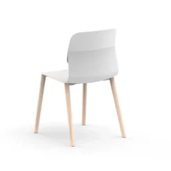Chaise 4 pieds bois Klik - polypropylène