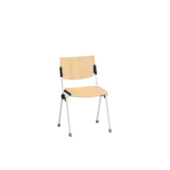 Chaise 4 pieds Campus - bois - piétement époxy - accrochable