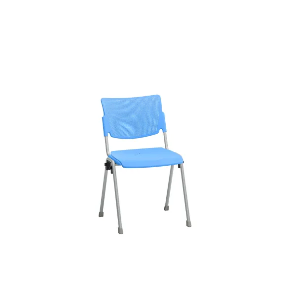 Chaise 4 pieds Campus - polypropylène - piétement époxy - accrochable