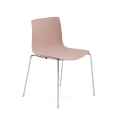 Chaise 4 pieds Catifa - coque polypropylène - piétement métallique - empilable