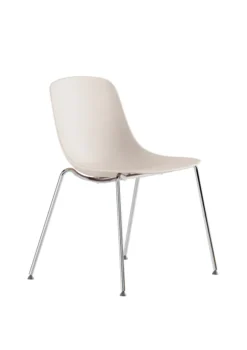 Chaise 4 pieds C40 - coque polypropylène - piétement chromé - empilable