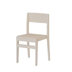 Chaise 4 pieds Chambord NG - assise et dossier bois