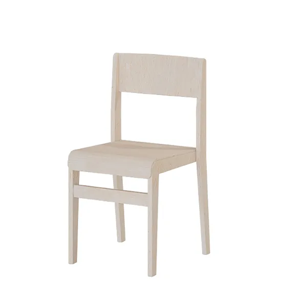 Chaise 4 pieds Chambord NG - assise et dossier bois