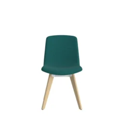 Chaise 4 pieds Cubb - tissu - 4 pieds bois