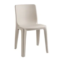 Chaise 4 pieds Denver - monobloc polypropylène - empilable - lot de 6