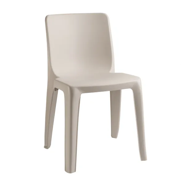 Chaise 4 pieds Denver - monobloc polypropylène - empilable - lot de 6