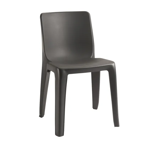 Chaise 4 pieds Denver - monobloc polypropylène - empilable - lot de 6