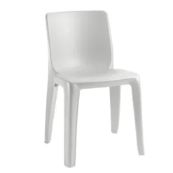 Chaise 4 pieds Denver - monobloc polypropylène - empilable - lot de 6