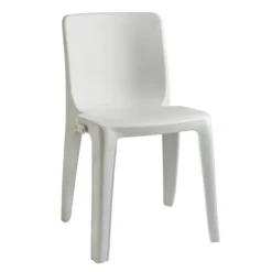 Chaise 4 pieds Denver - monobloc polypropylène - empilable et accrochable - lot de 6