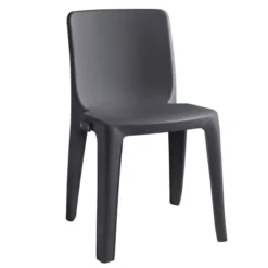 Chaise 4 pieds Denver - monobloc polypropylène - empilable et accrochable - lot de 6