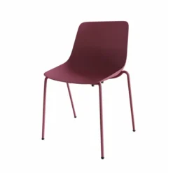 Chaise 4 pieds Epure Cafet - coque plastique - 4 pieds métalliques