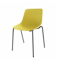 Chaise 4 pieds Epure Cafet - coque plastique - 4 pieds métalliques