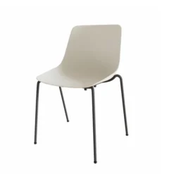 Chaise 4 pieds Epure Cafet - coque plastique - 4 pieds métalliques