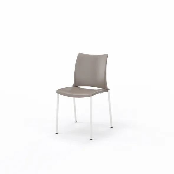 Chaise 4 pieds Hola époxy - piètement époxy - polypropylène