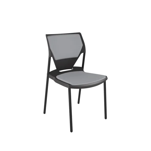 Chaise 4 pieds Ioko - polypropylène - placet d'assise et de dossier TE - pieds époxy - empil. - lot de 4
