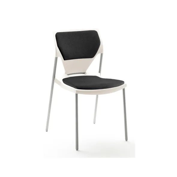 Chaise 4 pieds Ioko - polypropylène - placet d'assise et de dossier TE - pieds époxy - empil. - lot de 4