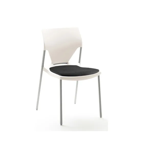 Chaise 4 pieds Ioko - polypropylène - placet d'assise TE - pieds époxy - empil. - accro. - lot de 4