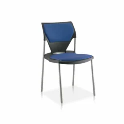 Chaise 4 pieds Ioko - polypropylène - placet d'assise et dossier TE - piét. époxy - empil. accro. - lot de 4