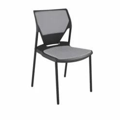 Chaise 4 pieds Ioko - polypropylène - placet d'assise et dossier TE - piét. époxy - empil. accro. - lot de 4