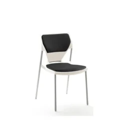 Chaise 4 pieds Ioko - polypropylène - placet d'assise et dossier TE - piét. époxy - empil. accro. - lot de 4