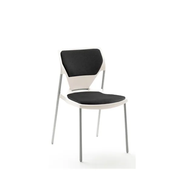 Chaise 4 pieds Ioko - polypropylène - placet d'assise et dossier TE - piét. époxy - empil. accro. - lot de 4