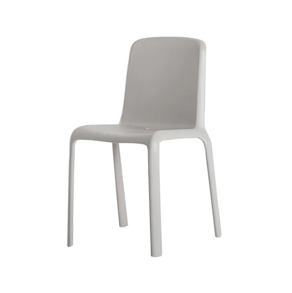 Chaise 4 pieds Snow - adulte - monobloc polypropylène - empilable - lot de 4
